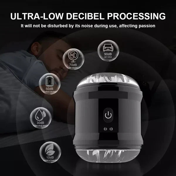 Open-ended Electric Penis Trainer Glans Stimulator Masturbator with 10 Vibration Modes