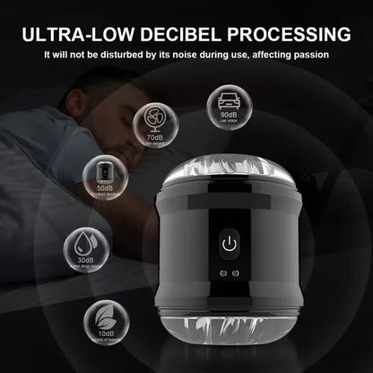 Open-ended Electric Penis Trainer Glans Stimulator Masturbator with 10 Vibration Modes