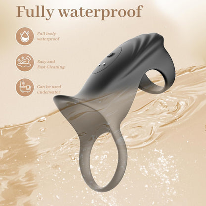 Electric Cock Ring Penis Trainer Vibrator Masturbator with 9 Vibration Modes