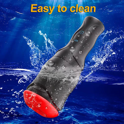 Automatic Penis Trainer Stroker Masturbator with 5 Suction and 10 Vibration Modes