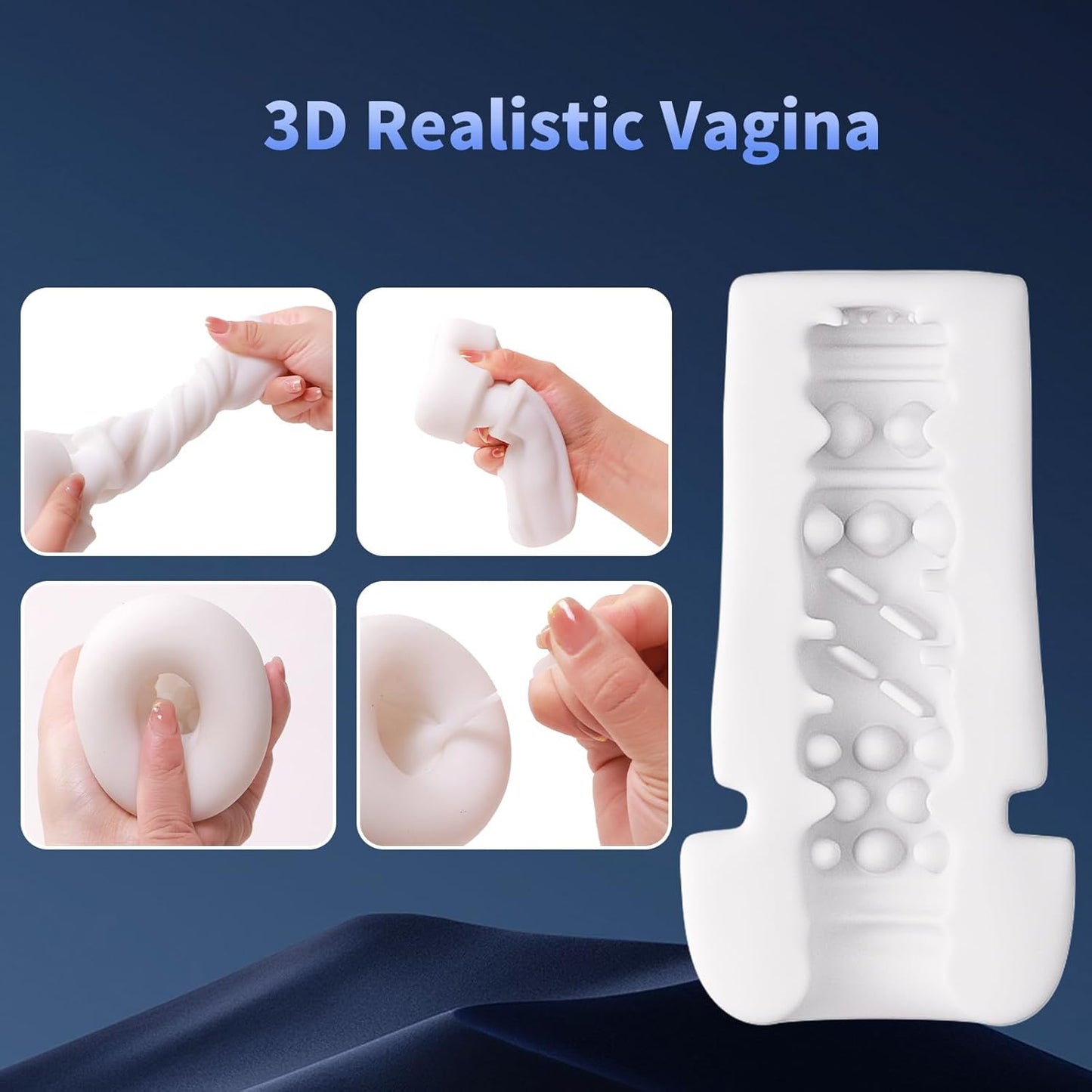 Automatic Masturbator Stroker Penis Stimulation with 10 Sucking & Vibrating Modes