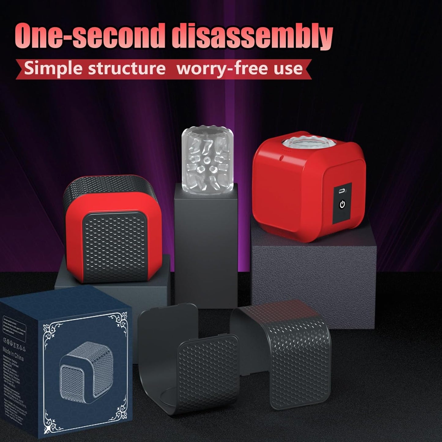 Automatic Masturbator Penis Trainer Blowjob with 7 Thrusting and Rotating Modes