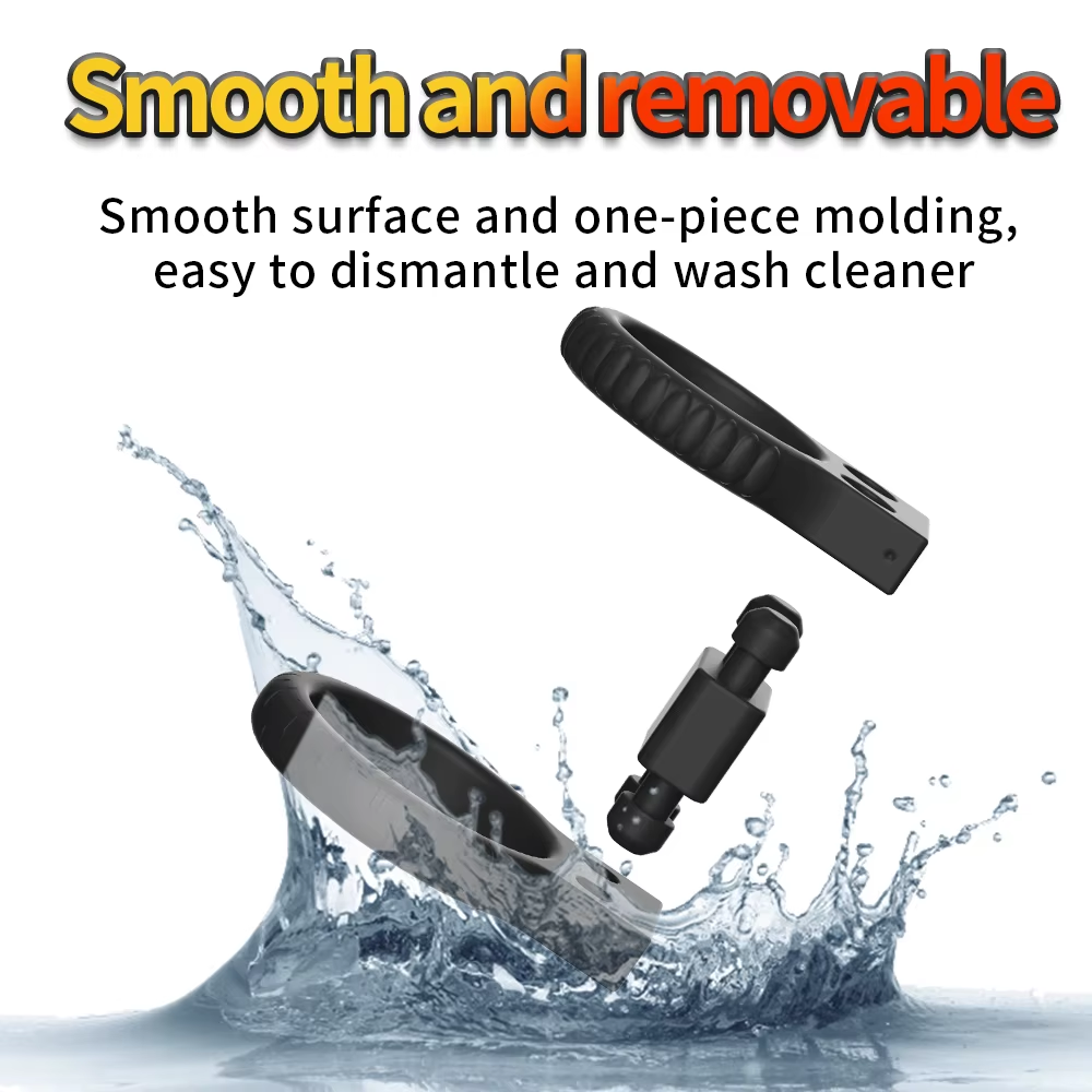 Electric Shock Lock Cock Ring Penis Trainer Stimulator Delay Ejaculation