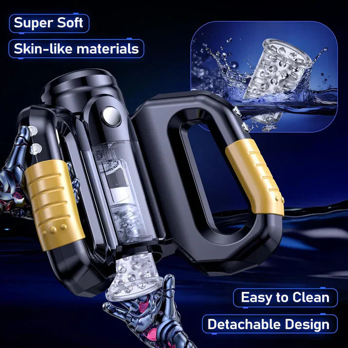 Automatic Male Masturbators Stroker Sex Machine with 10 Thrusting & Rotating Modes