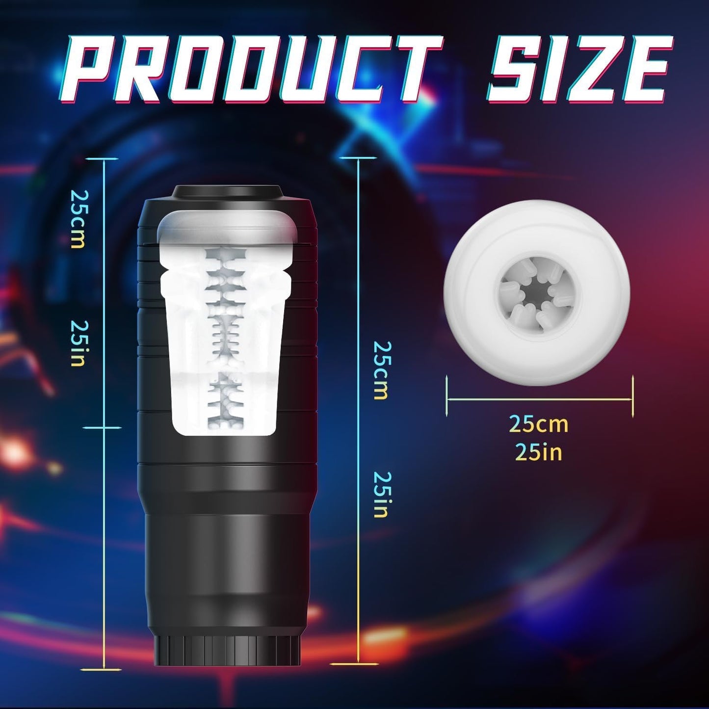 Intelligent Automatic Masturbator Cup Glans Sucker with 7 Suction & 10 Vibration & Heating