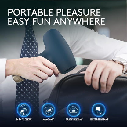 Automatic Masturbator Penis Trainer Massager Vibrator with 9 Vibrating Modes