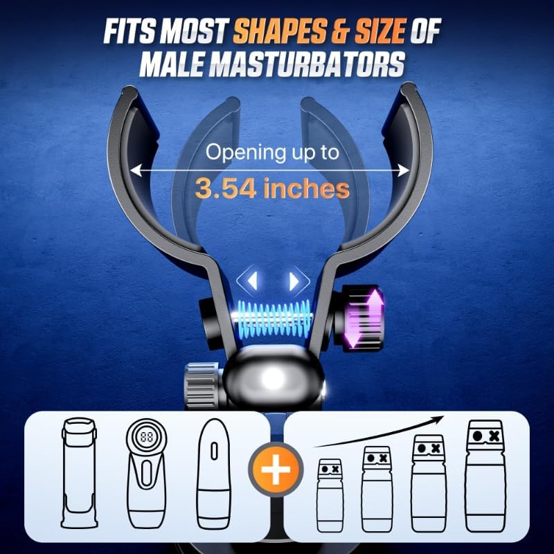 200°Adjustable Hands-Free Masturbators Stand - Sex Toy Mount