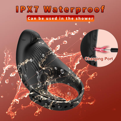 Eagle Shape Cock Ring Penis Stimulator with 7 Vibrations