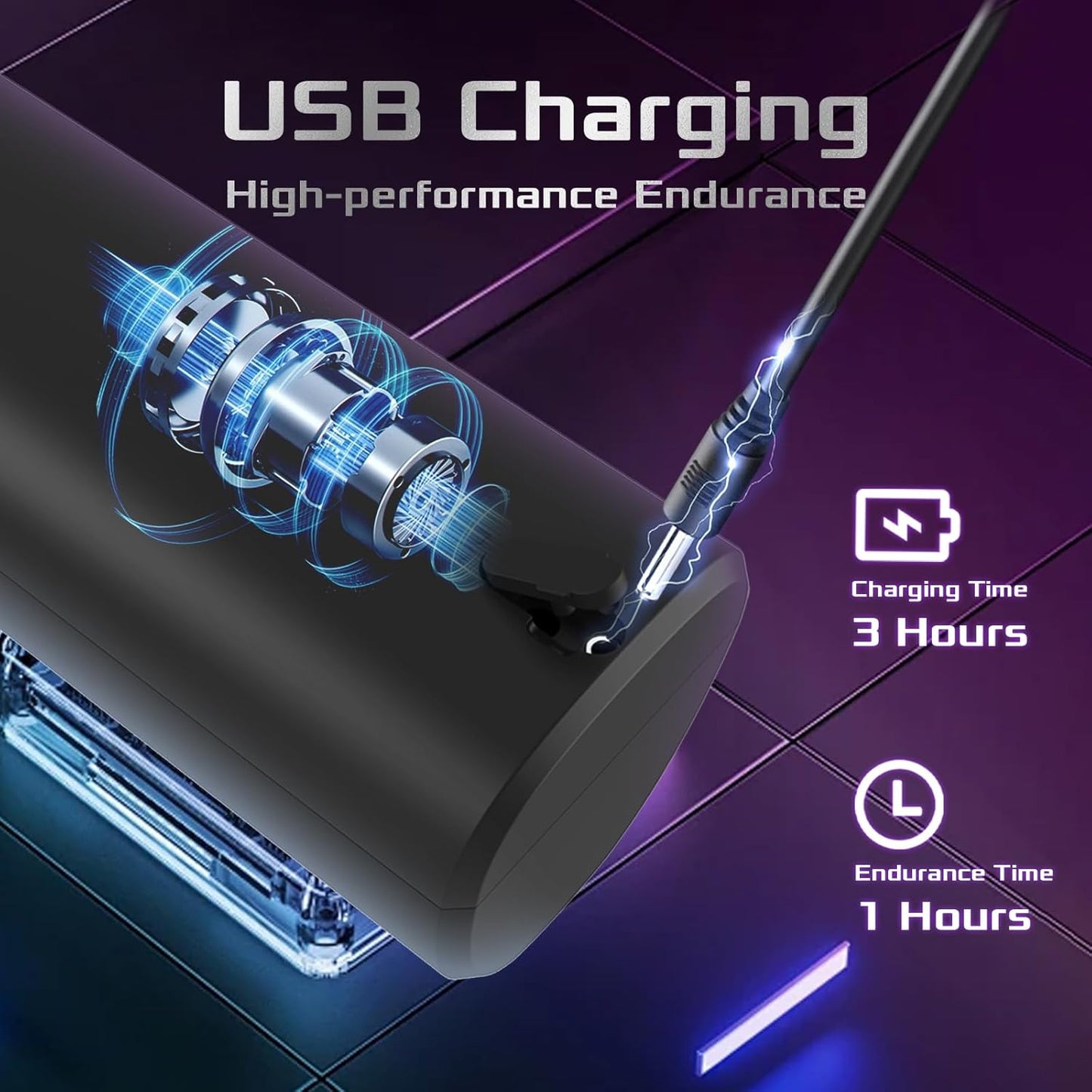 5 IN 1 Double Sex Game Handle Automatic Masturbator Machine with 7 Vibration Modes