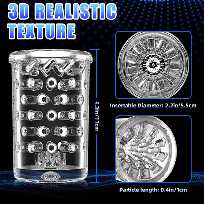 6 IN 1 AUTO Masturbator Penis Pump Blowjob with 9 Sucking & Thrusting & Rotating Modes