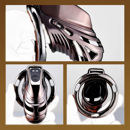 E-stim Chastity Cage with 100 Thrust Frequency & 3 Thrust Intensity Levels
