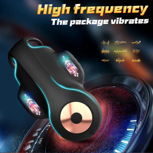 Electric Penis Trainer Vibrator Glans Stimulator Masturbator with 9 Vibration Modes