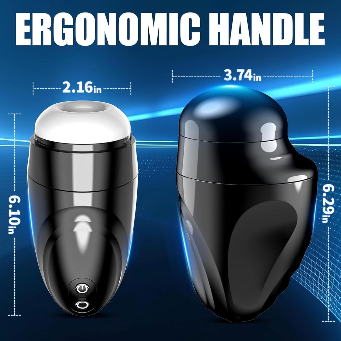 Automatic Masturbator Pocket Pussy Stroker Machine with 9 Vibration & 9 Suction Modes