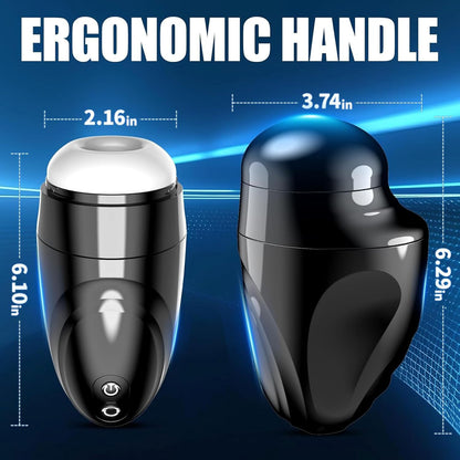 Automatic Masturbator Pocket Pussy Stroker Machine with 9 Vibration & 9 Suction Modes