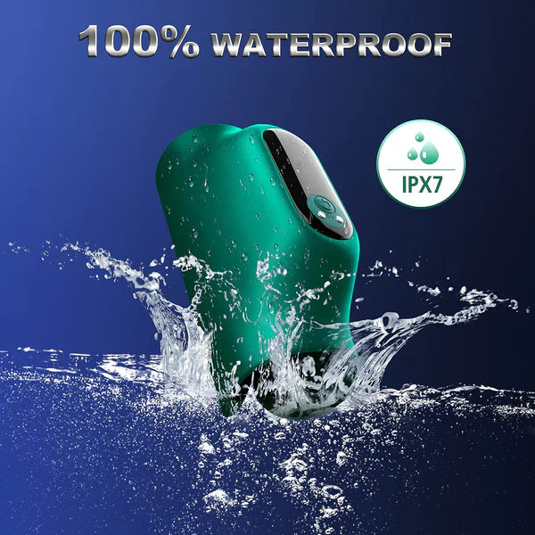 Hands-free Penis Trainer Glans Vibrator Massager with 9 Pulsation Modes