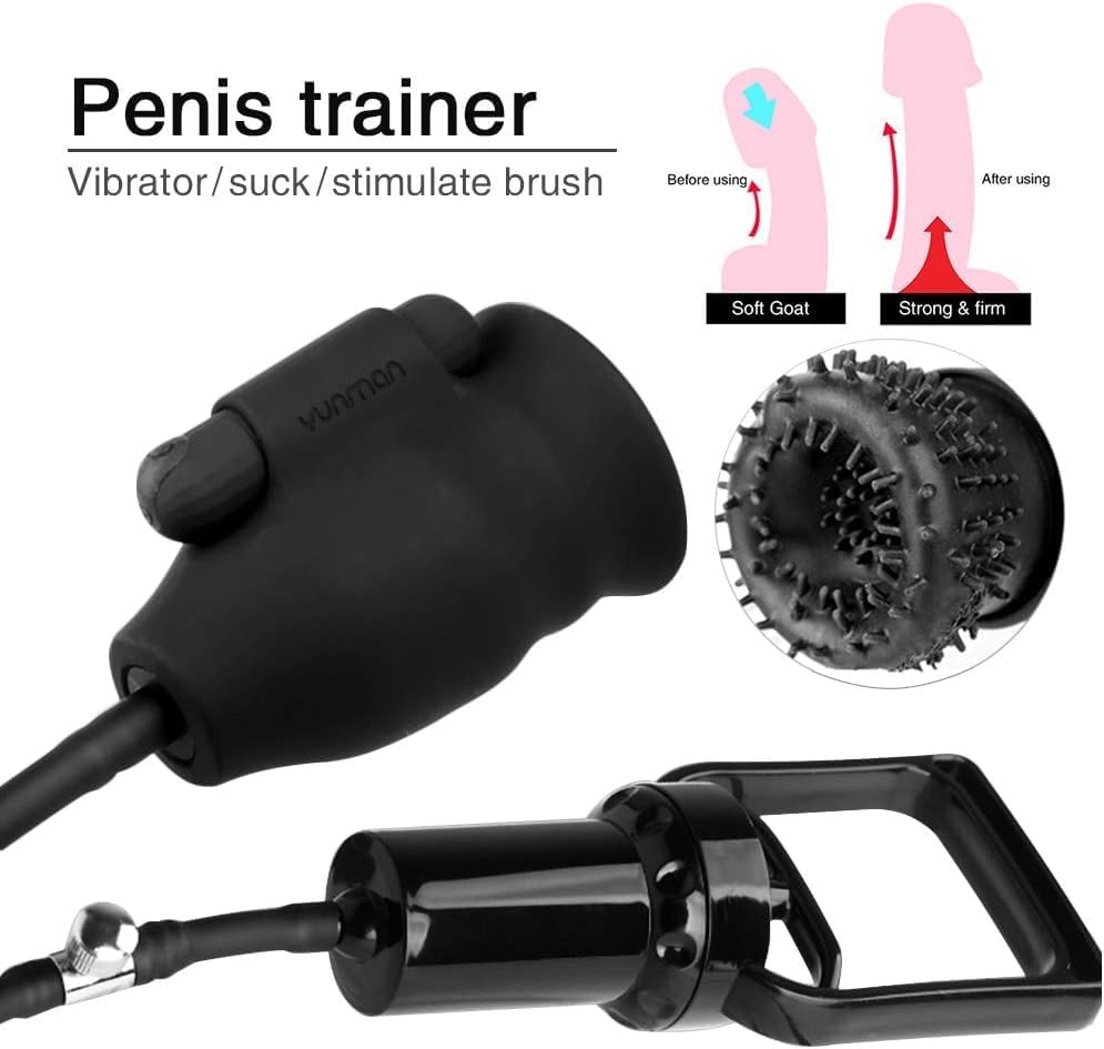 360° Precise Stimulation Vibrators Penis Glans Massager with 10 Vibration Modes