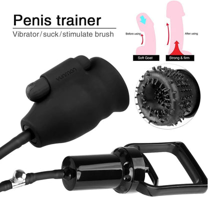 360° Precise Stimulation Vibrators Penis Glans Massager with 10 Vibration Modes