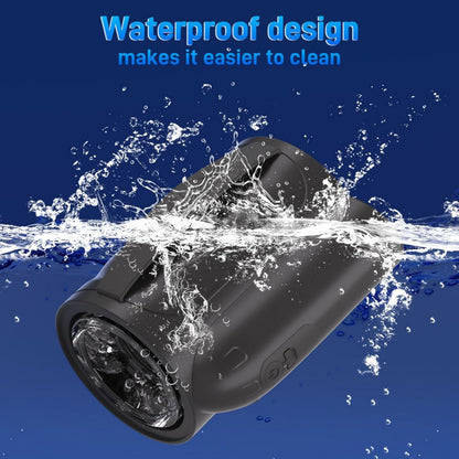 Electric Penis Trainer Glans Stimulator Masturbator with 7 Telescopic & Rotation Modes