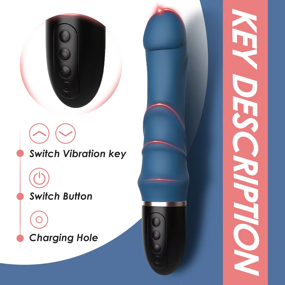 Huge Big Dildo Vibrator Vaginal Massager with 10 Powerful Vibration Modes