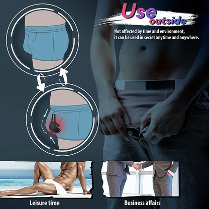 Scrotum Pouch Cock Ring Ball Stretcher Penis Trainer Enhancer Vibrator Delay Ejaculator