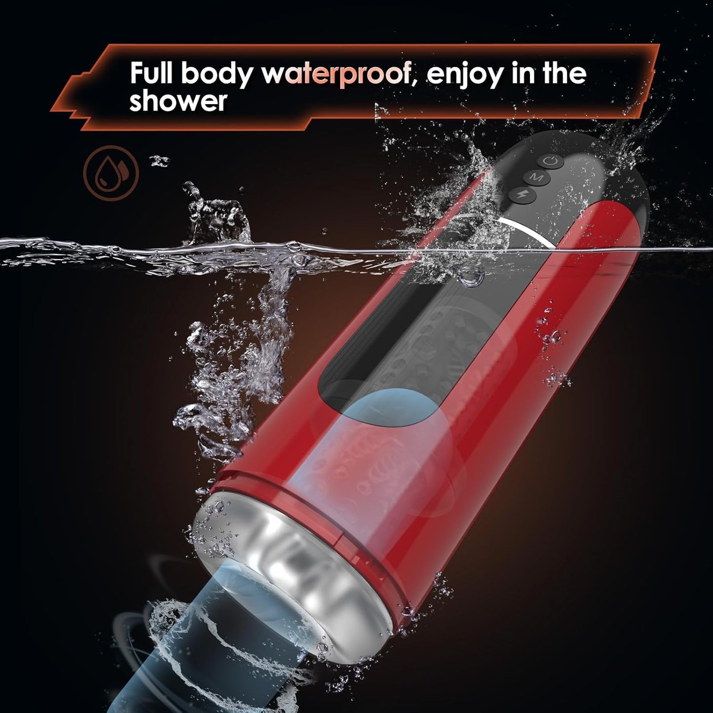 Automatic Masturbator Stroker with 7 Sucking & Vibrating Modes