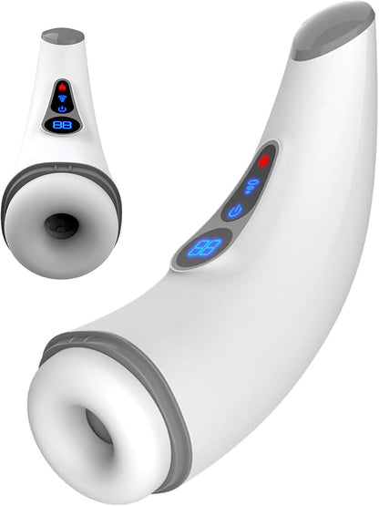 Auto Masturbator Stroker Blowjob Machine With 7 Sucking & 3 Vibrating & Heating Modes