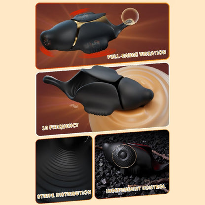 Electric Penis Trainer Glans Vibrator Masturbator with 10 Vibration Modes