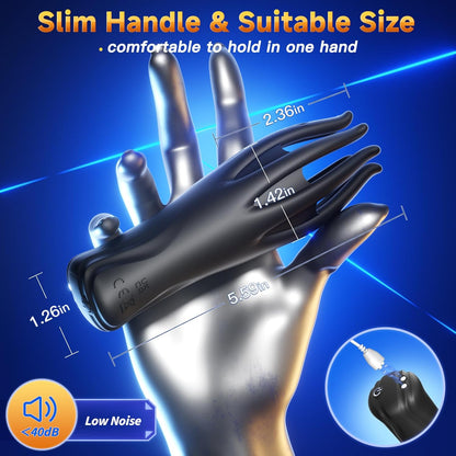 360° Training Wrap Penis Vibrator Glans Trainer Stroker with 10 Vibration Modes