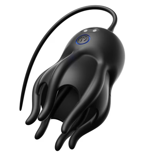 Electric Penis Trainer Vibrator Glans Stimulator with Urethral Sound & 10 Vibration Modes