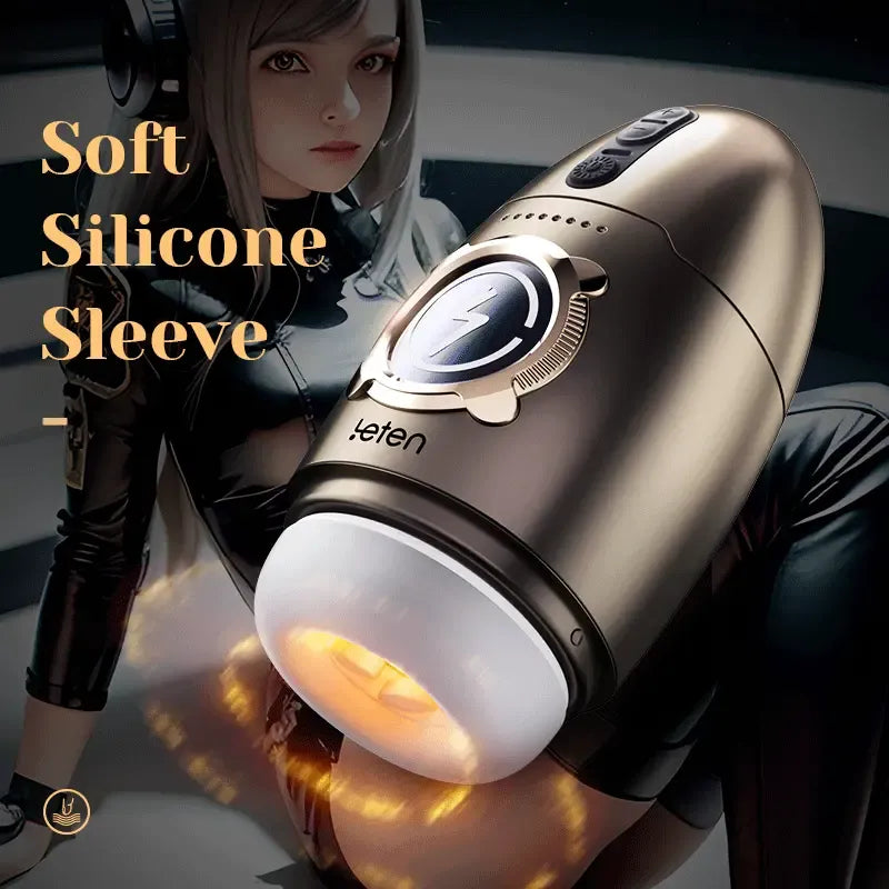 High-Speed Rotation Training Automatic Masturbator with 7 Patterns & 5 Speed Levels