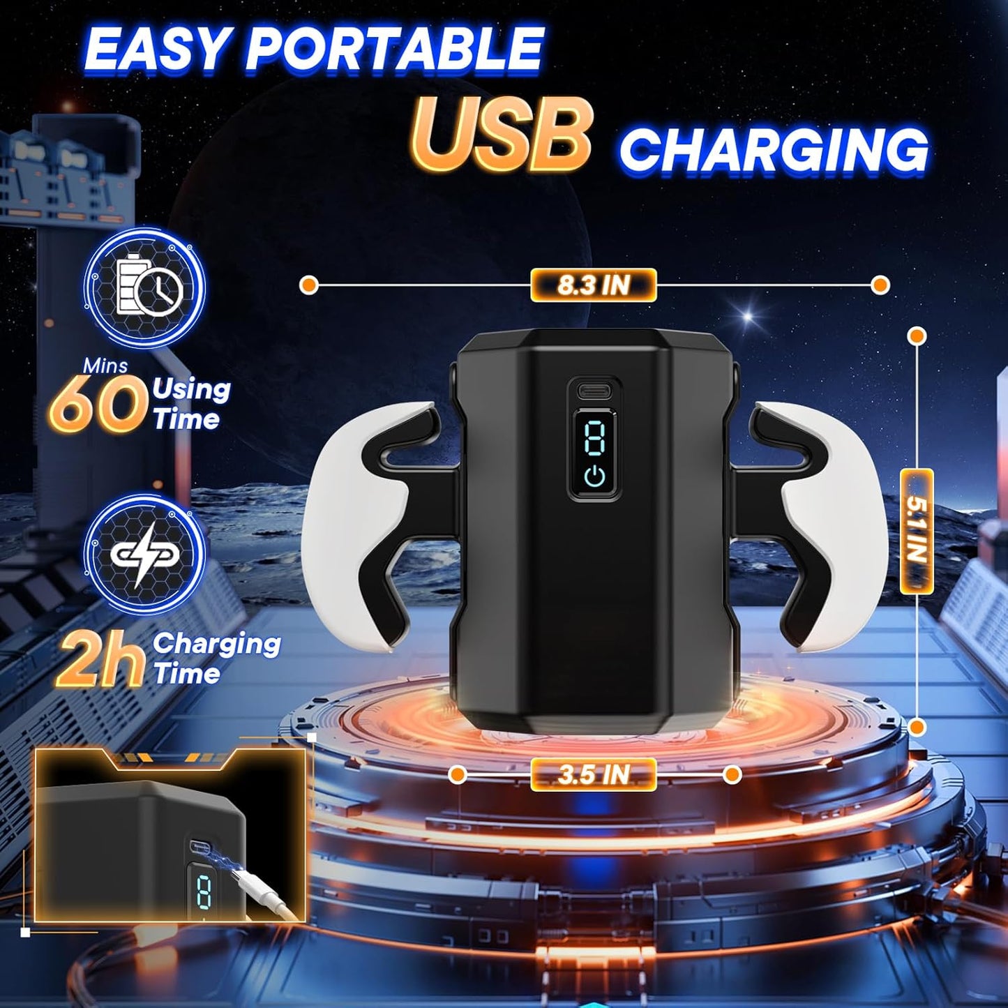 Open Ended  Automatic Masturbator Stroker Blowjob with 7 Thrusting & 7 Rotation Modes