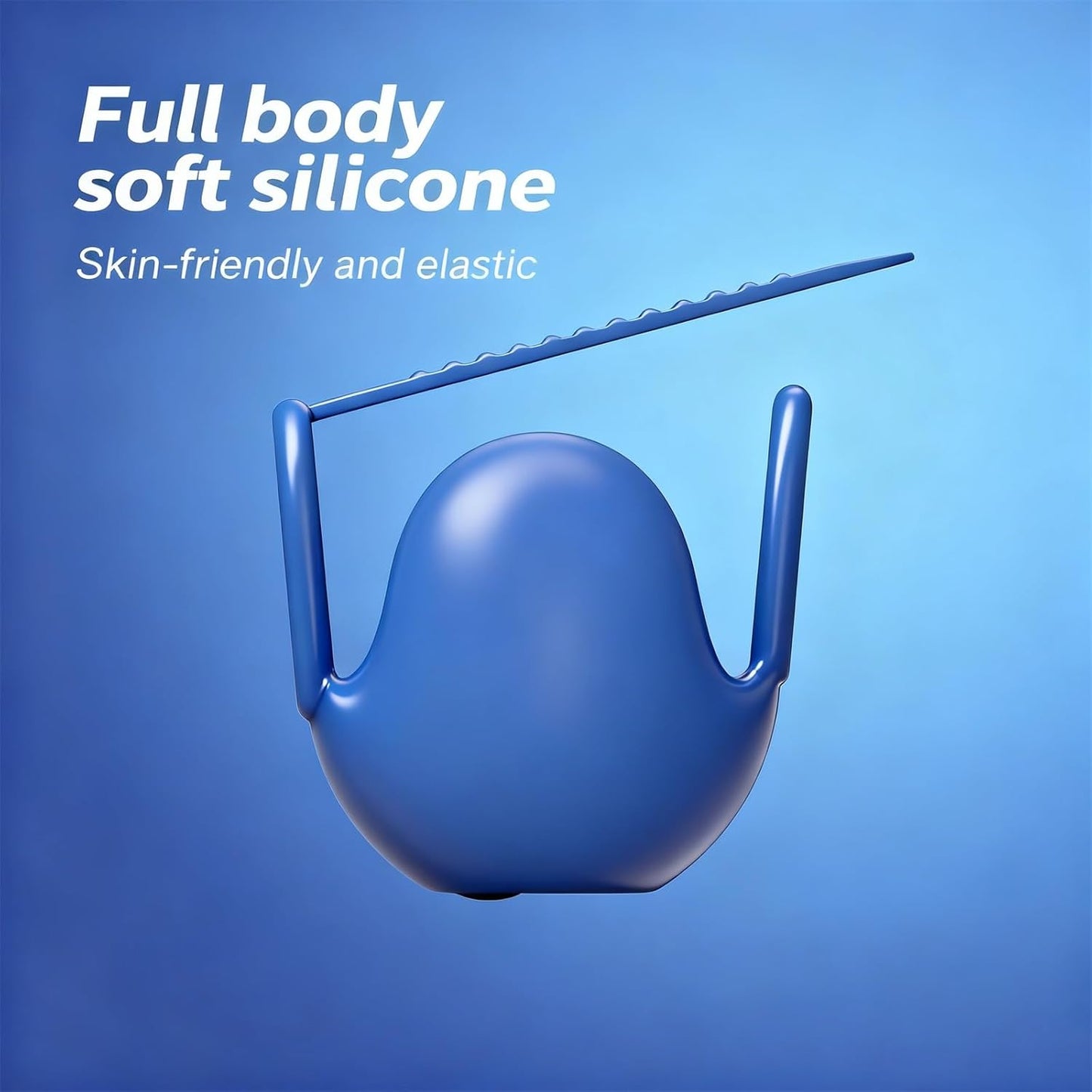 Testicle Massager Cock Ring Penis Trainer Vibrator Stimulator with 10 Vibrations Modes