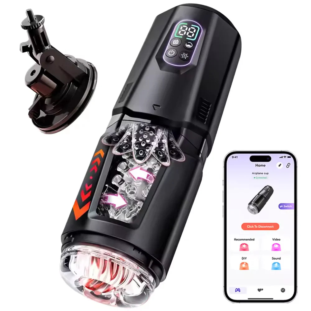 Automatic Masturbator Sex Machine Stroker Blowjob with 7 Thrust and Rotation Modes