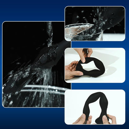 E-stim Anal Vibrator Prostate Massager with 5 Electric Shock Intensities 10 Vibration Modes