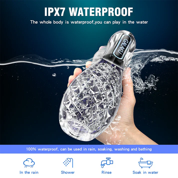 Automatic Penis Trainer Vibrator Stroker Masturbator with 12 Vibration Modes