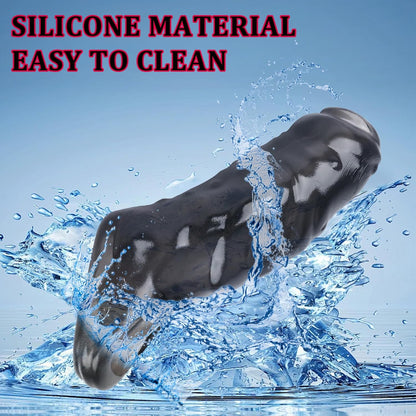 Realistic Ultra-Soft Silicone Penis Sleeve Cock Sleeve Extender