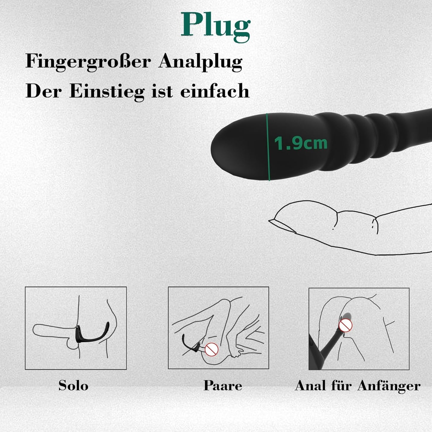 3 in 1 Multifunctional Cock Ring Vibrator Prostate with 10 Vibration Modes