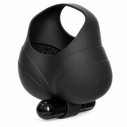 Testicle Cock Ring Vibrator Massager Masturbator with Powerful Vibrations