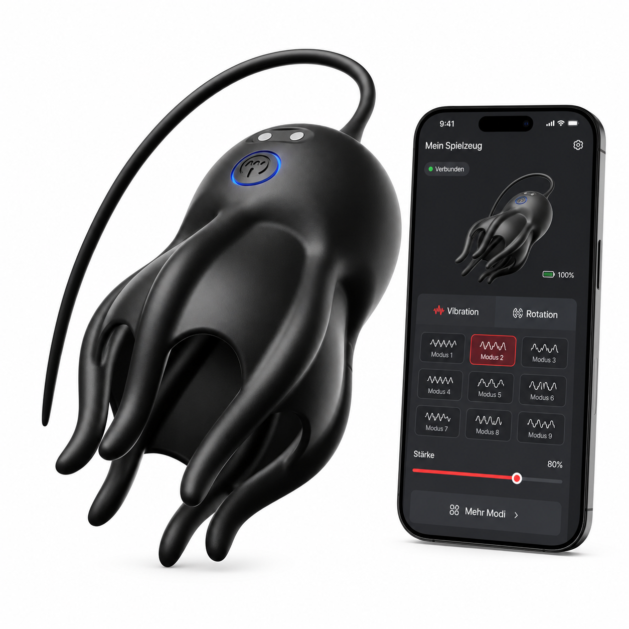 Electric Penis Trainer Vibrator Glans Stimulator with Urethral Sound & 10 Vibration Modes