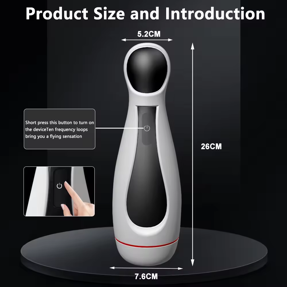 Automatic Masturbator Blowjob Penis Trainer Stroker with 10 Vibration Modes