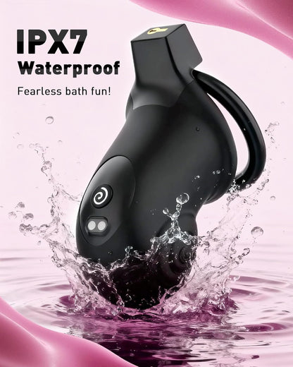 App Control Locking Chastity Cage Device Sex Toy with 8 Vibration Modes