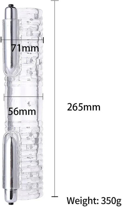 Double Stroker Electric Penis Trainer Vibrator Massager Male Masturbator