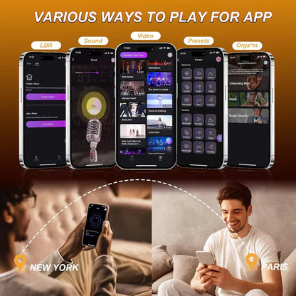 5 IN 1 Prostate Massager Anal Vibrator Penis Ring with 10 Vibrating & Thrusting Modes