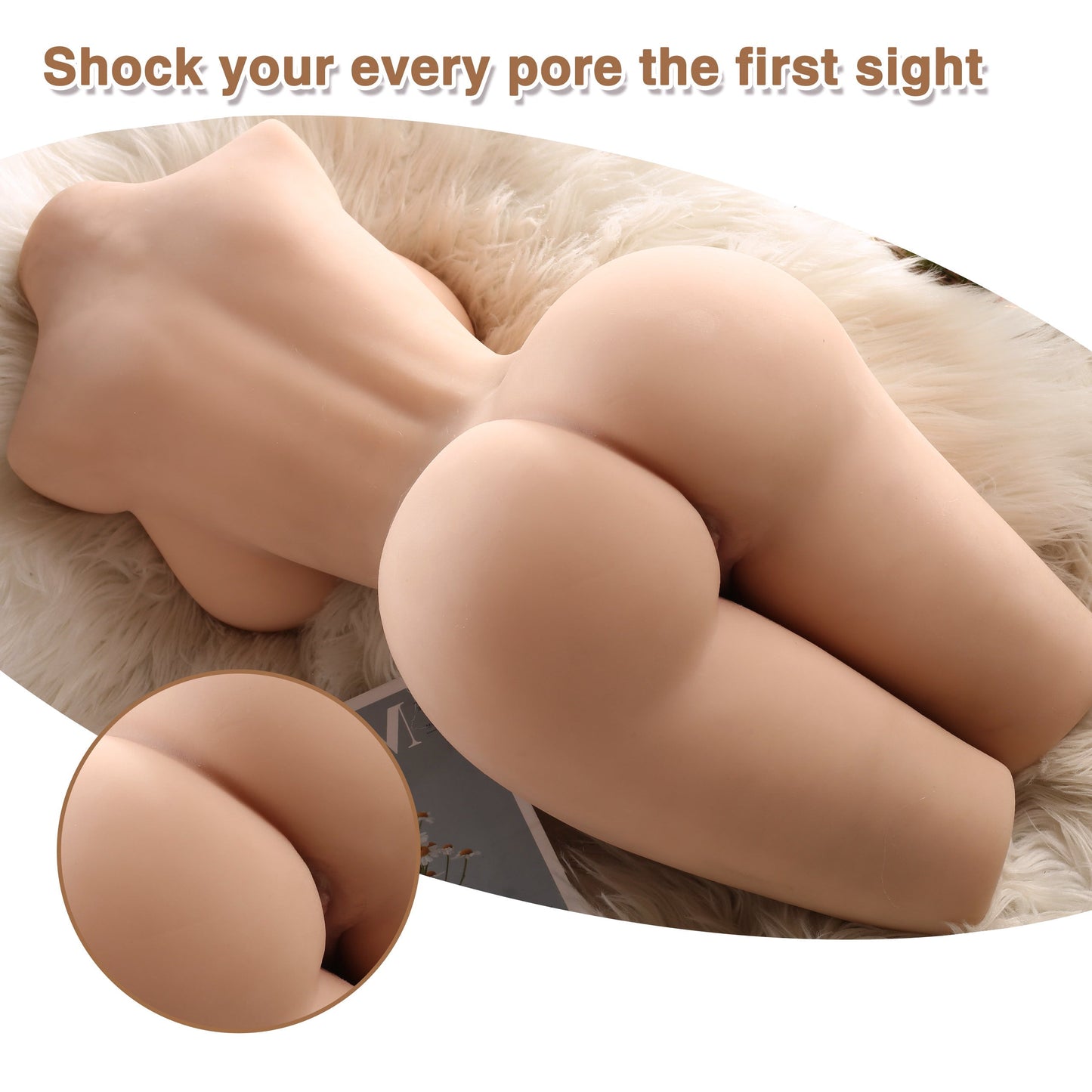 Peggy - 20.94LB Torso Sexy Doll With Slim Waist And Big Ass