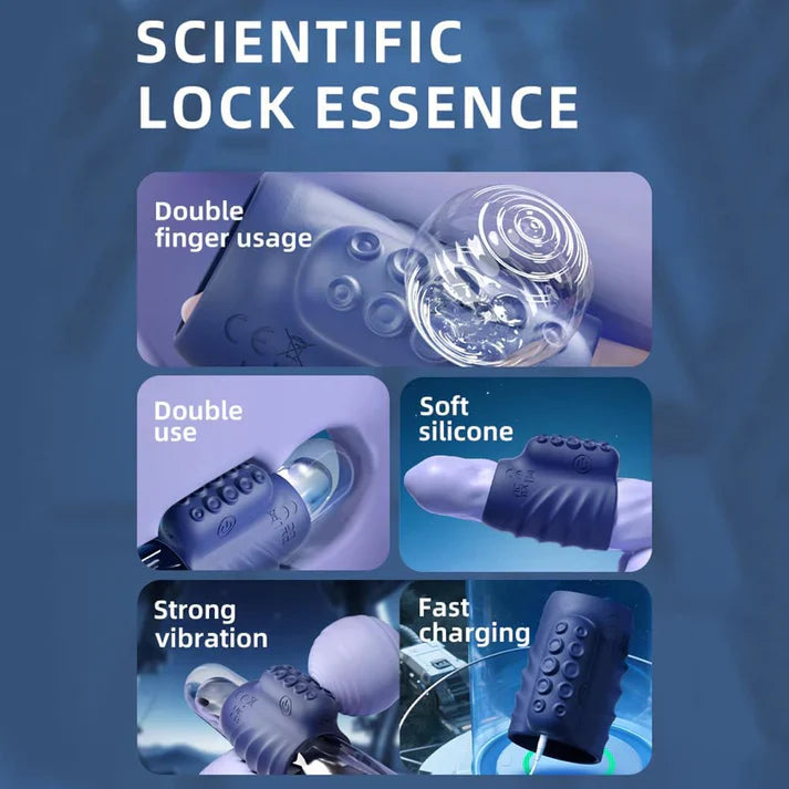 Penis Trainer Vibrator Cock Ring Sleeve Stimulator with 10 Vibration Modes