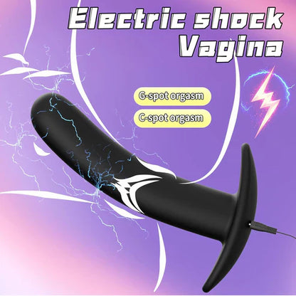 Electro Shock Anal Vibrator Butt Plug Prostate Massage with 9 Modes & 19 Intensities