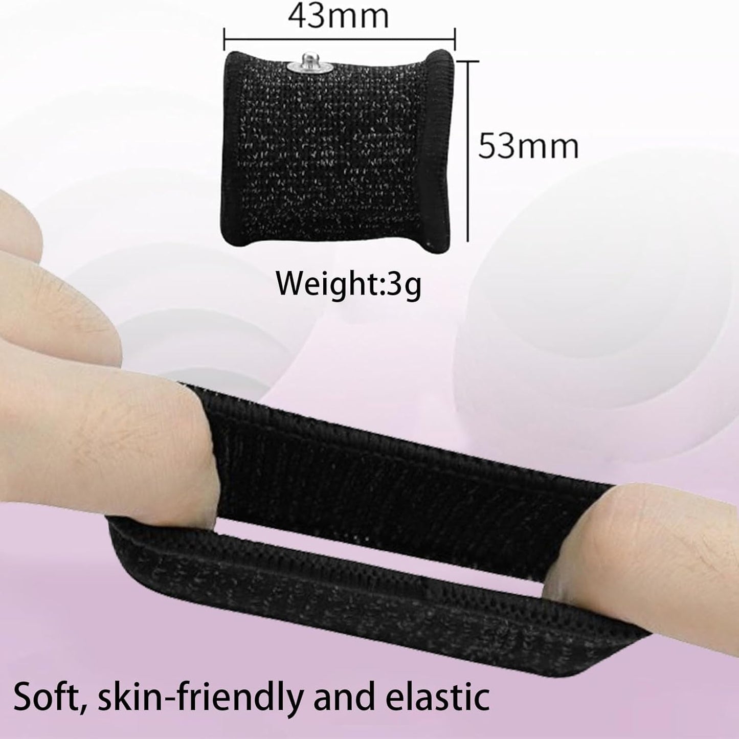 2-Piece Electric Shock SM Cock Ring Stimulator Set