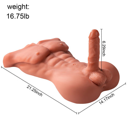 Daniel - 20LB Male Sex Doll Torso with 16cm Penis