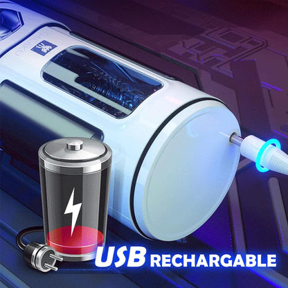 Automatic Masturbator Penis Trainer Vibrator Stroker with 10 Vibration Modes