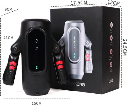 Hands Free Automatic Masturbator Stroker Blowjob Machine with 9 Vibrations